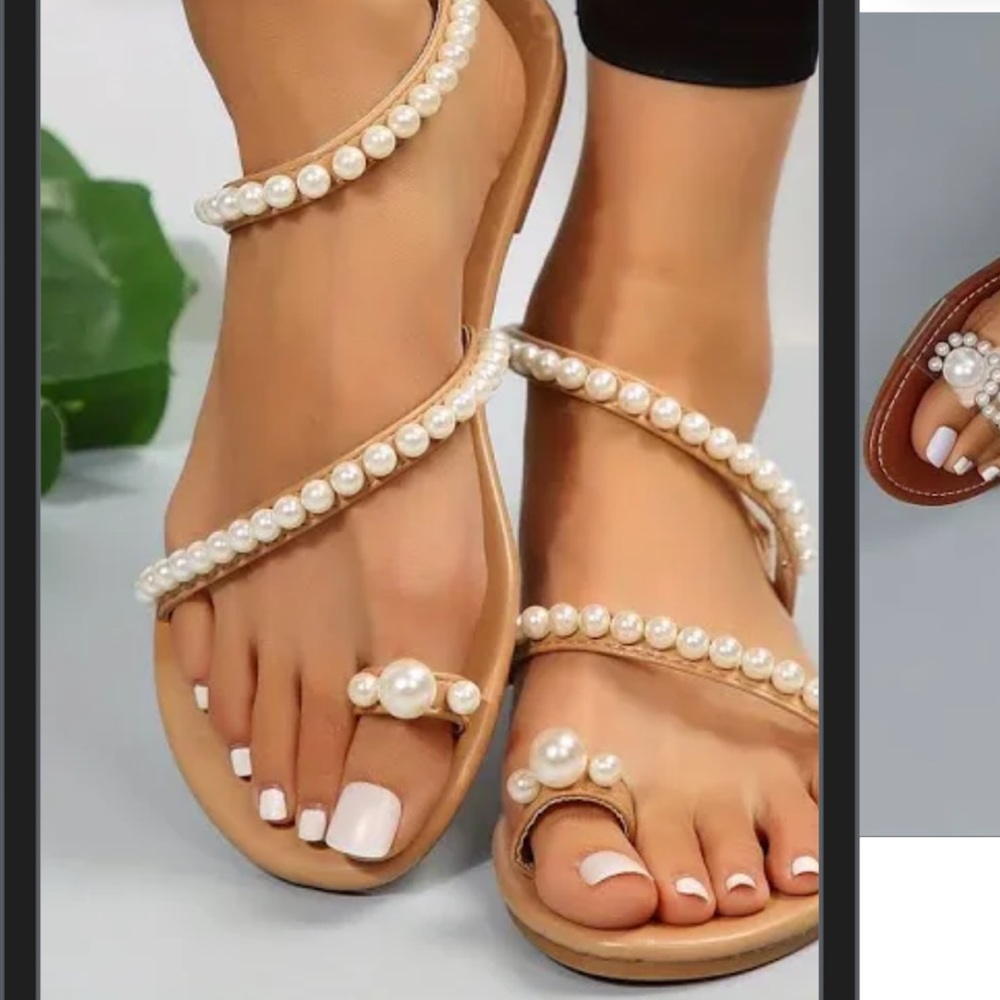 Wrap around sandals; gently worn.